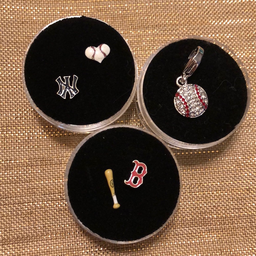 Origami Owl Baseball Charm Set